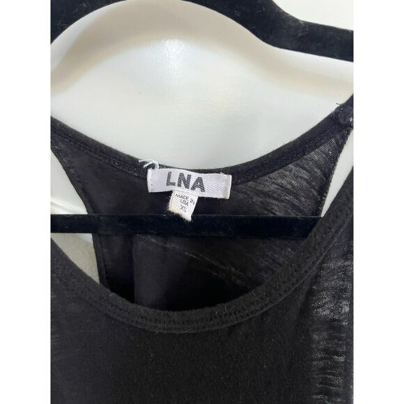 LNA Black Racerback‎ Tank Top Sleeveless Casual Everyday Layering - Picture 4 of 5